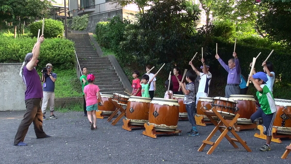 太鼓の練習タイム